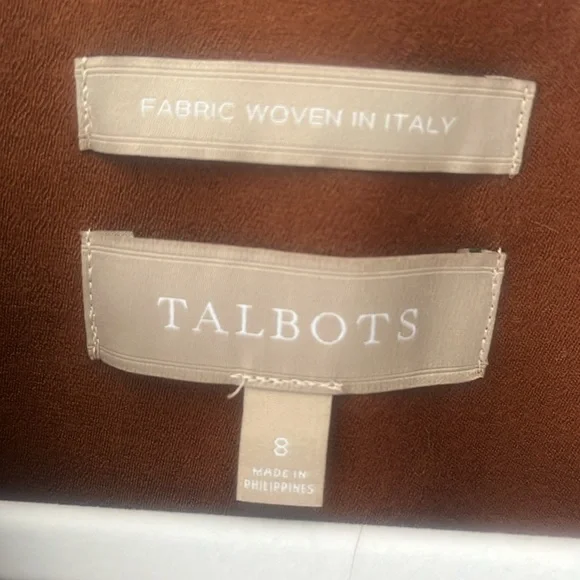 Talbots Rust-Brown Women's Tailored Blazer - Picture 2 of 5